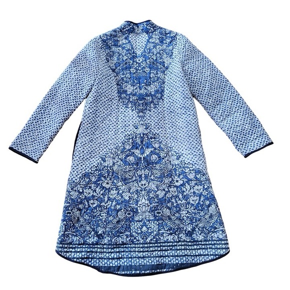 Soft Surroundings Blue Floral Jacket - Picture 2 of 8